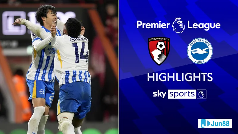 "Bournemouth" กับ "Brighton" ไฮไลท์ภาพ